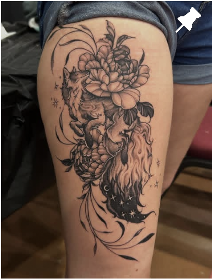 Tattoo work by Allee B.